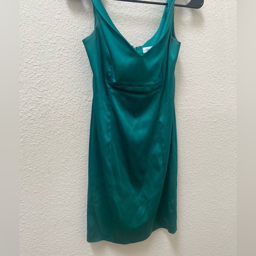 Calvin Klein Emerald green dress